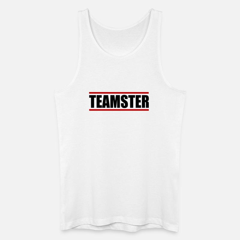 Teamster - Männer Bio Tank Top - Weiß