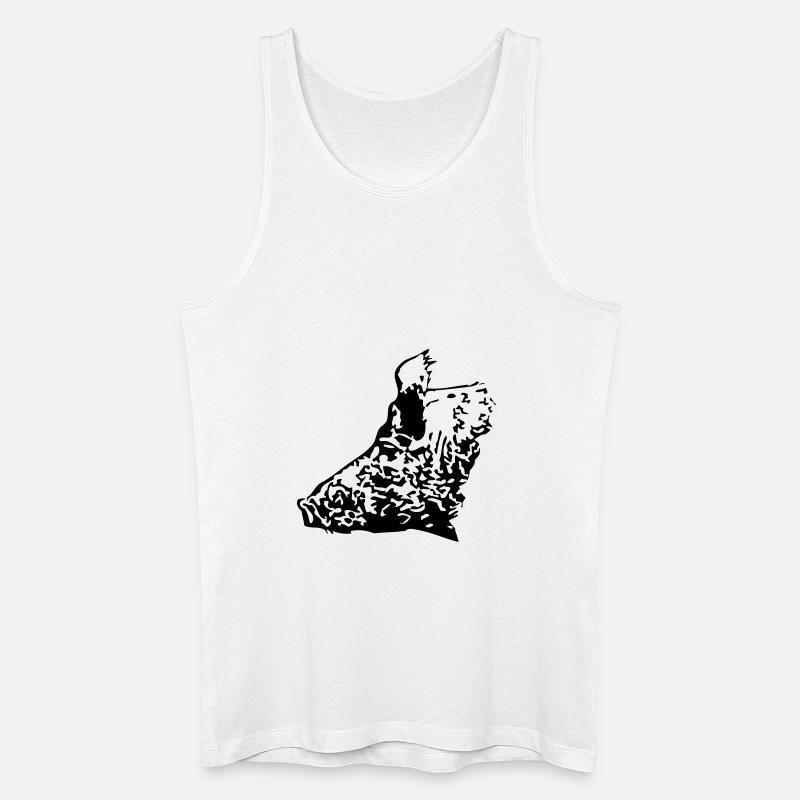 Wild Boar - Wildschwein - Männer Bio Tank Top - Weiß