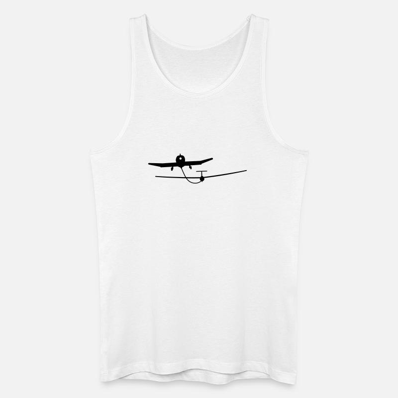 Schleppzug - Männer Bio Tank Top - Weiß