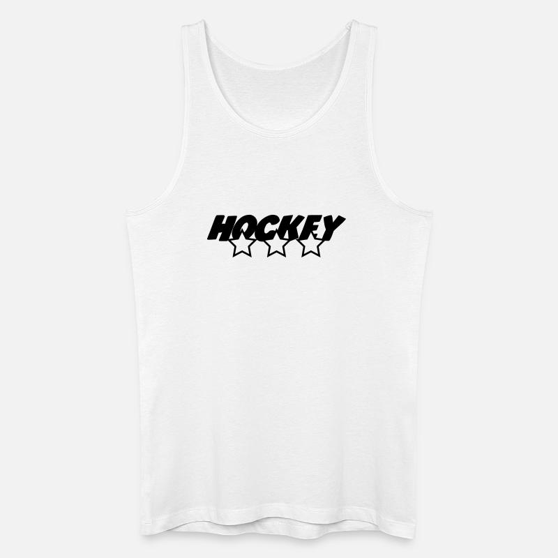 Hockey - Männer Bio Tank Top - Weiß