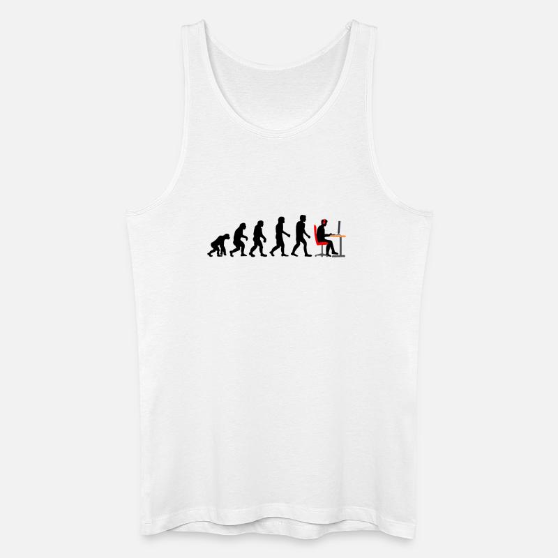 Gamer Evolution 2 - Männer Bio Tank Top - Weiß