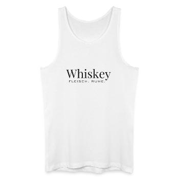 Rustic Whiskey Design - Men’s Organic Tank Top - white - Front