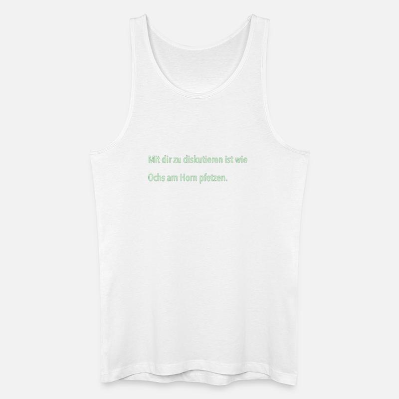 IMG 7291 - Männer Bio Tank Top - Weiß