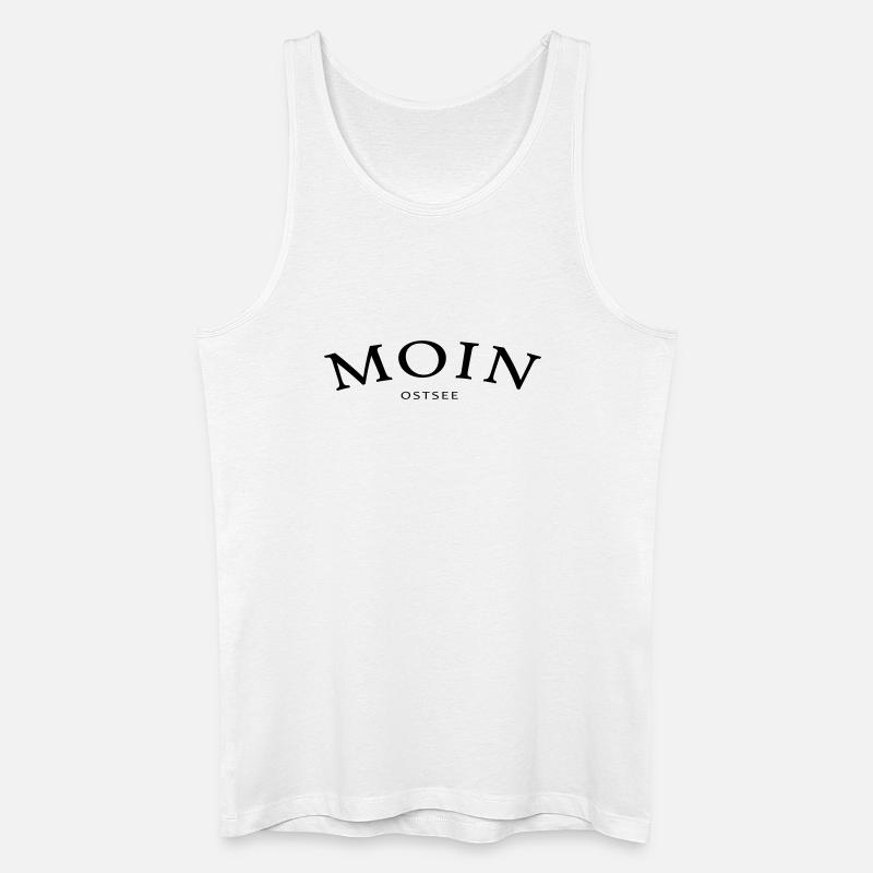 Moin Ostsee - Männer Bio Tank Top - Weiß