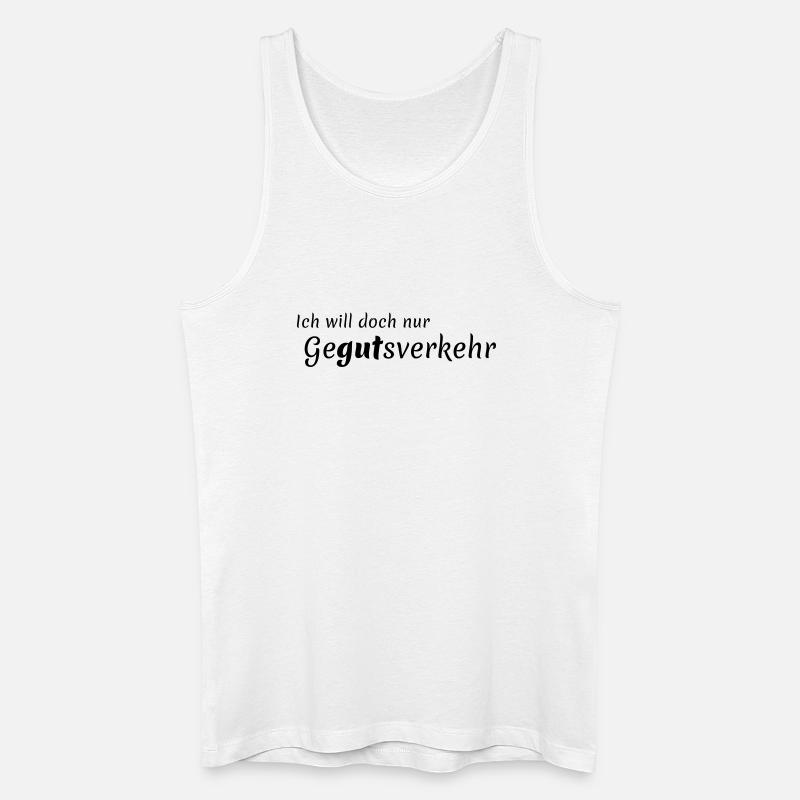 GeGUTsverkehr - Männer Bio Tank Top - Weiß