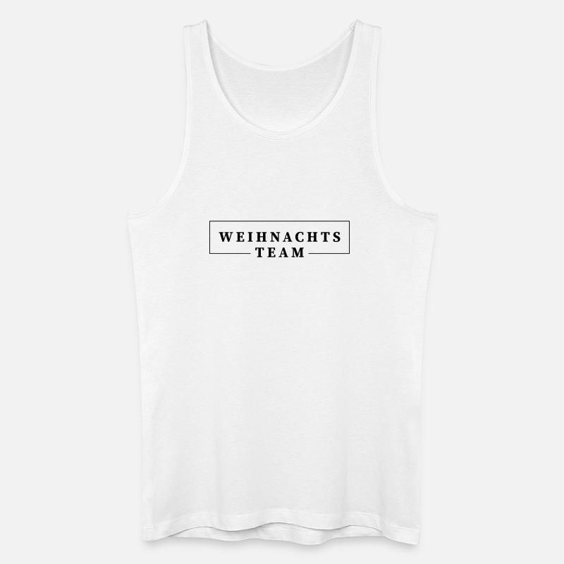 Weihnachts Team - Männer Bio Tank Top - Weiß