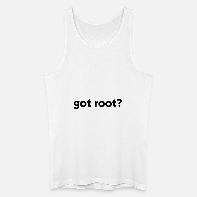 Got Root? - Männer Bio Tank Top - Weiß
