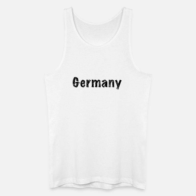 Germany - Männer Bio Tank Top - Weiß