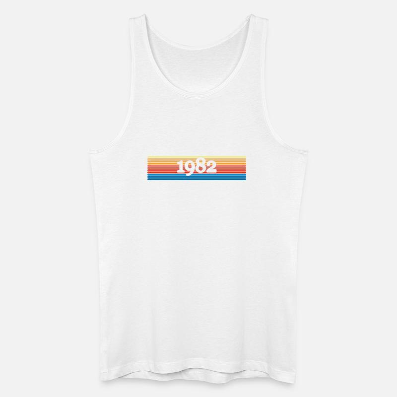 1982 - Männer Bio Tank Top - Weiß