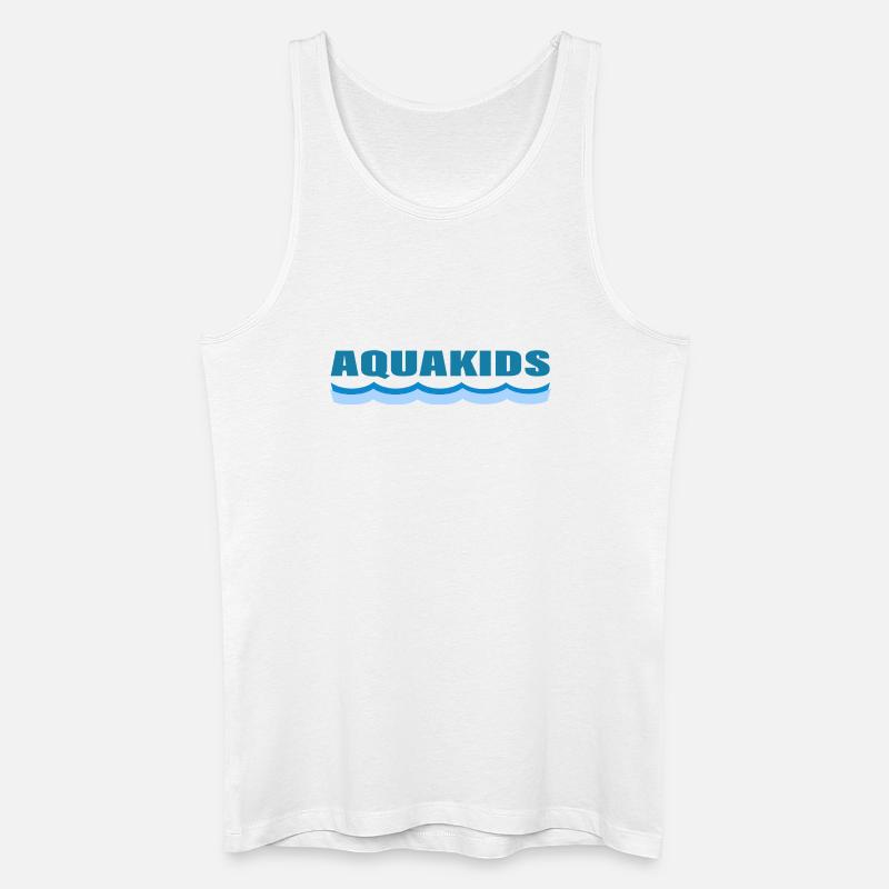 AQUAKIDS - Männer Bio Tank Top - Weiß