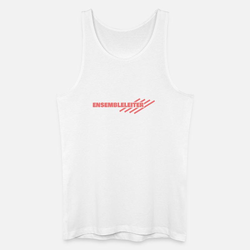 Gift for Ensemble Leader - Men’s Organic Tank Top - white