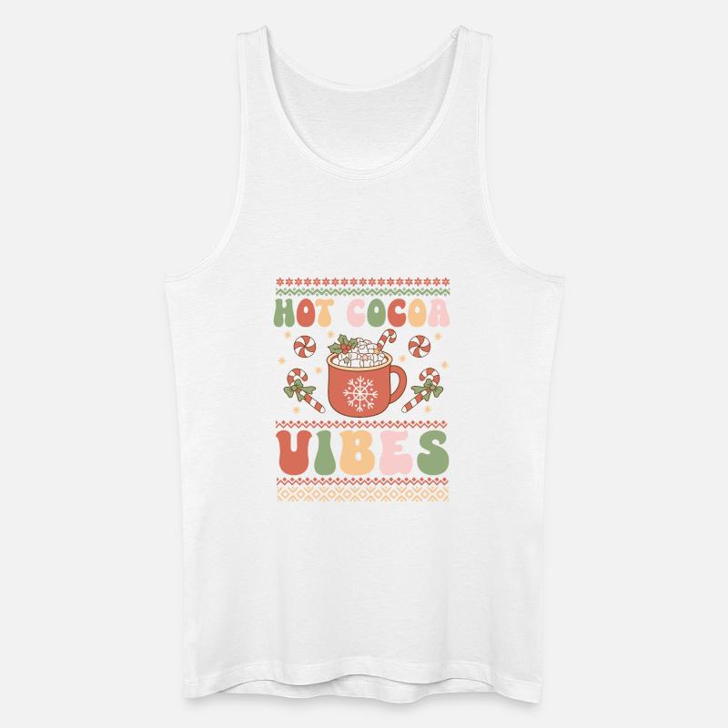 Hässlicher Weihnachtspullover - Männer Bio Tank Top - Weiß