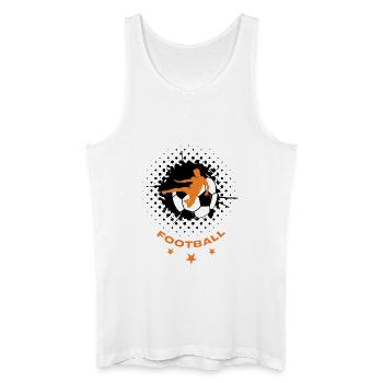 Football - Débardeur bio Homme - blanc - Devant