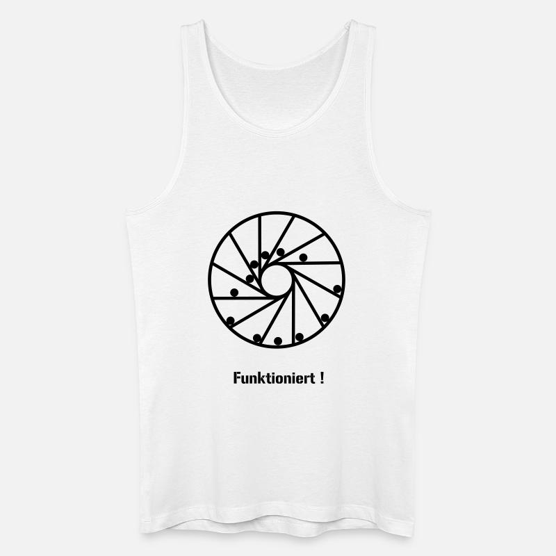 Perpetuum - Männer Bio Tank Top - Weiß