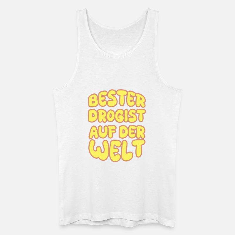 Beruf Drogist - Männer Bio Tank Top - Weiß