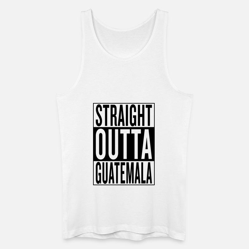 Guatemala - Männer Bio Tank Top - Weiß