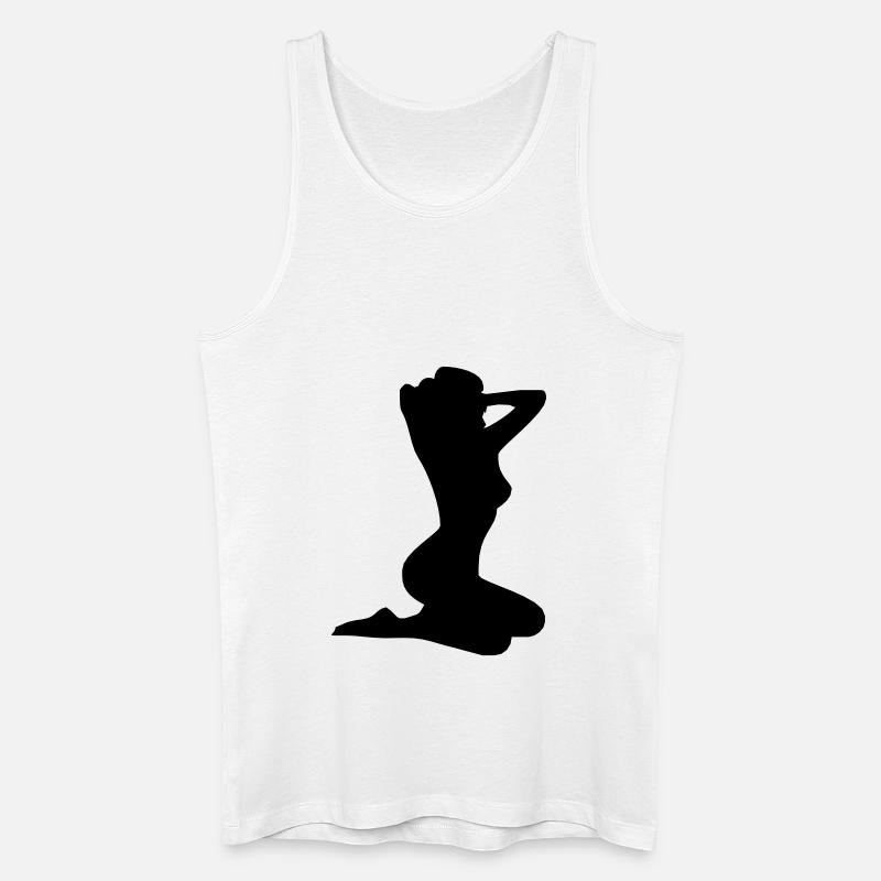 sexy - Männer Bio Tank Top - Weiß