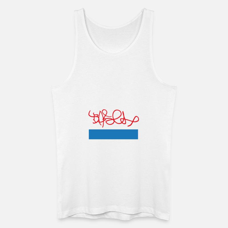 Basel - Männer Bio Tank Top - Weiß