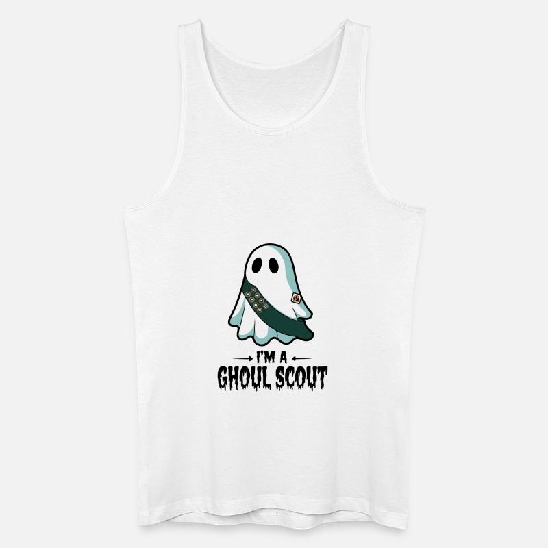 Ich bin ein Ghul-Scout - Männer Bio Tank Top - Weiß