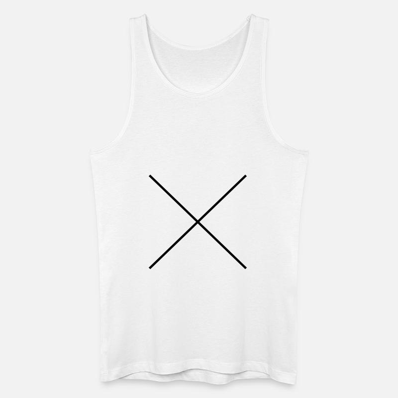 Hipster X - Männer Bio Tank Top - Weiß