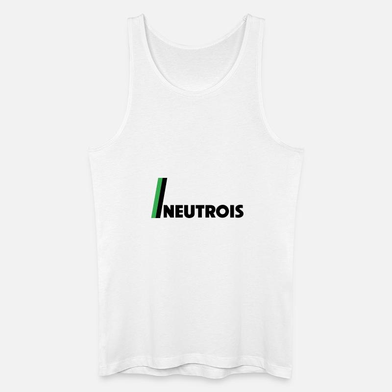 Neutrois Flagge - Männer Bio Tank Top - Weiß