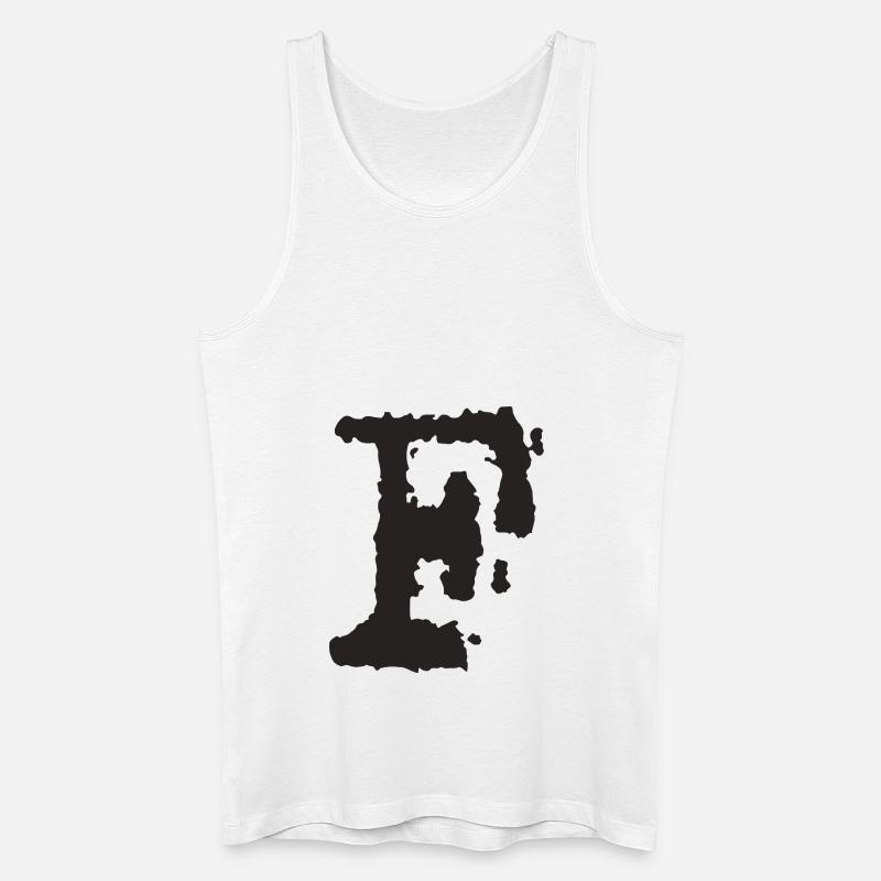 F - Männer Bio Tank Top - Weiß