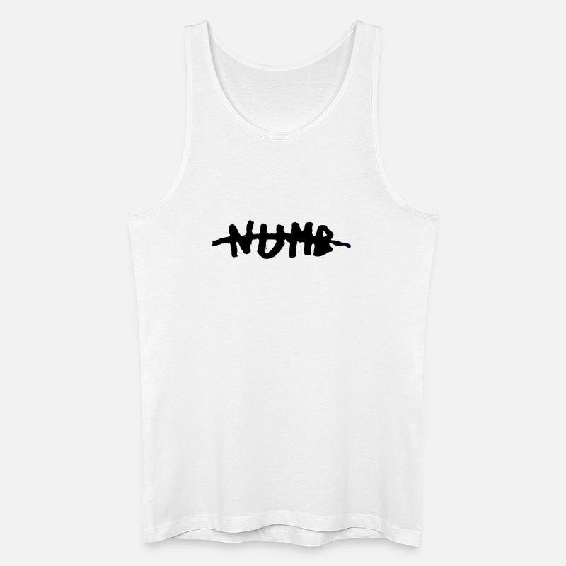 Abstraktes Neon-Licht Design - Männer Bio Tank Top - Weiß