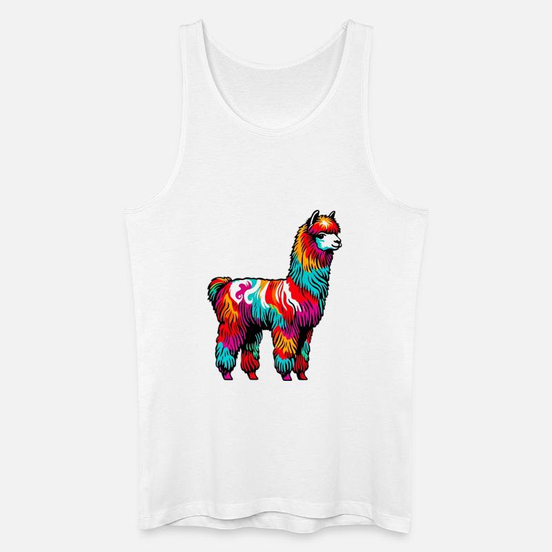Alpaca - Canotta ecologica da uomo - bianco