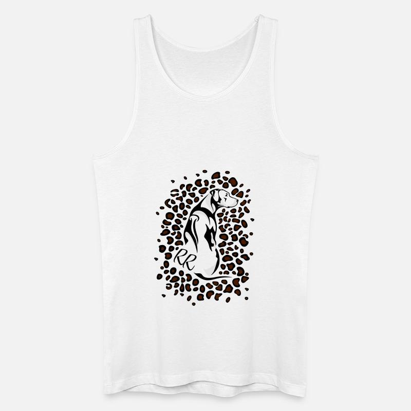 Rhodesian Ridgeback Leo - Männer Bio Tank Top - Weiß