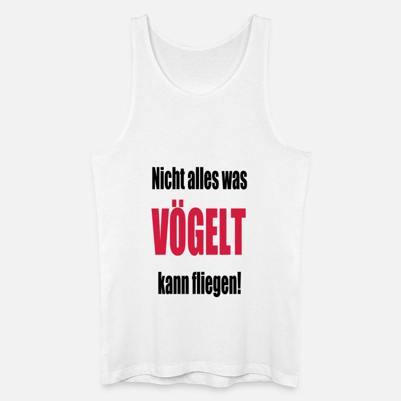 vögeln - Männer Bio Tank Top - Weiß