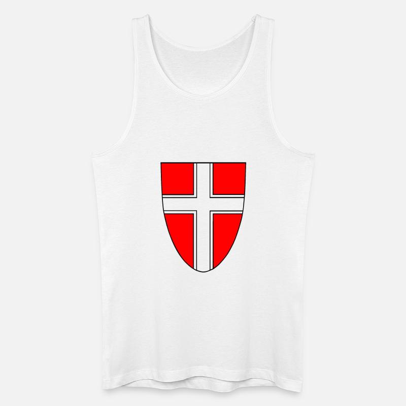Wien Wappen - Männer Bio Tank Top - Weiß