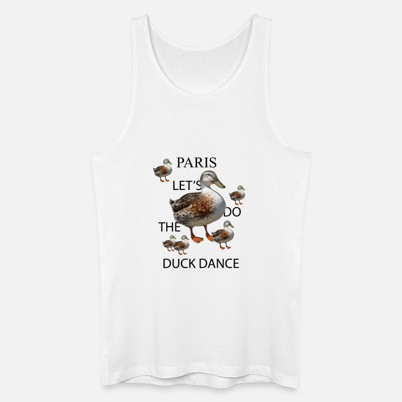Ententanz - Männer Bio Tank Top - Weiß
