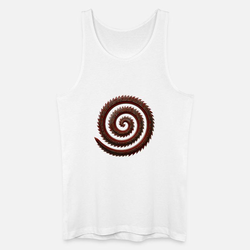 Das Kramer Gebirge - Männer Bio Tank Top - Weiß