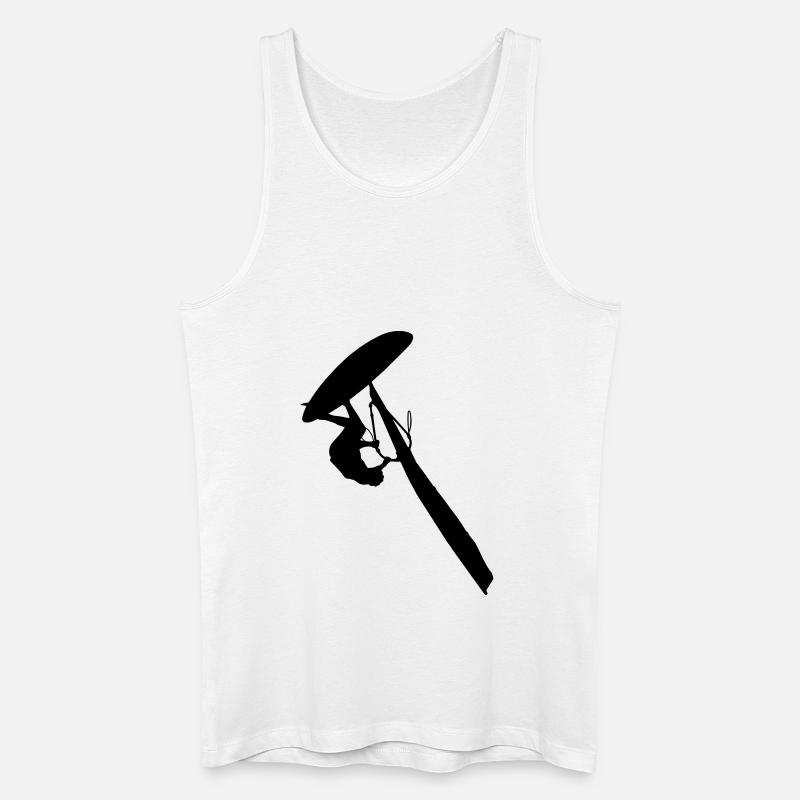 Windsurfer 2 (Vector) - Männer Bio Tank Top - Weiß