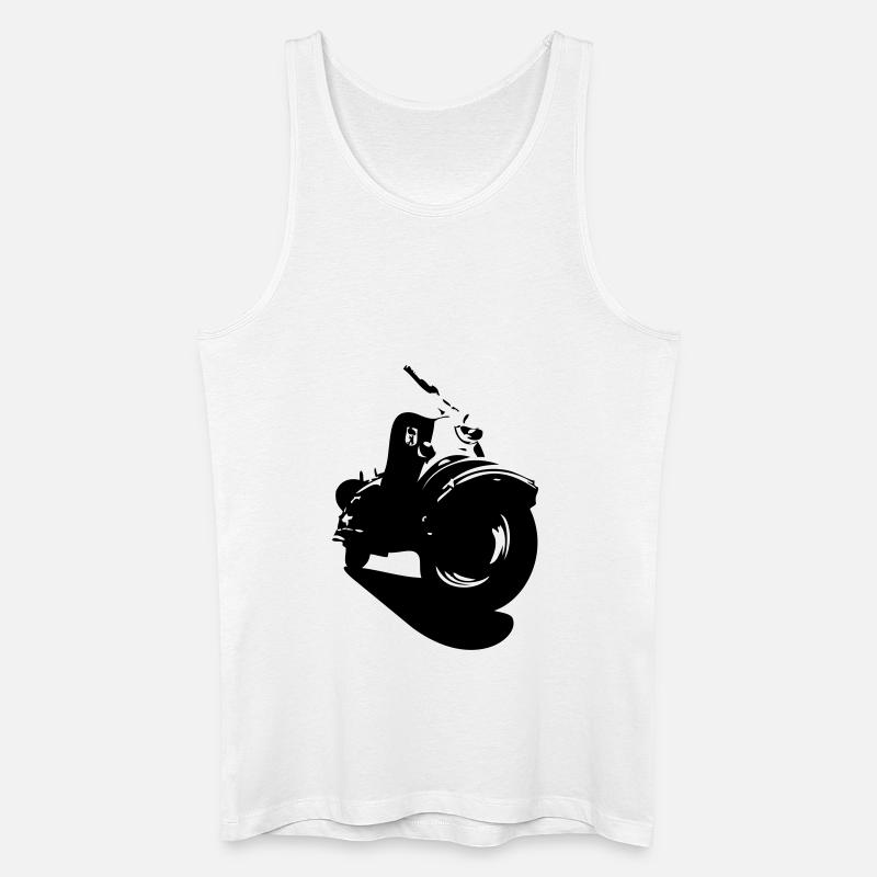 IWL Berlin Roller, Oldtimer - Männer Bio Tank Top - Weiß