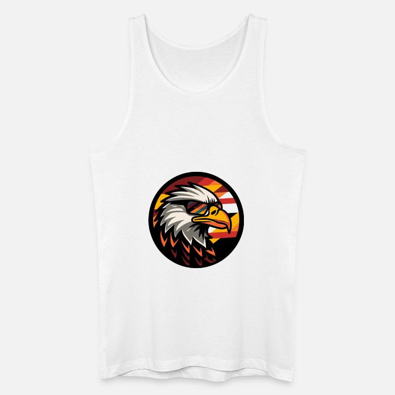 Eagle Comic Cool Summer - Men’s Organic Tank Top - white