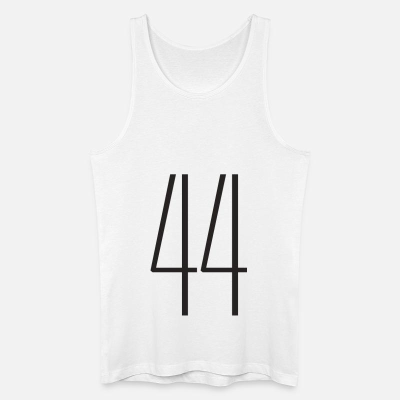 44 - Männer Bio Tank Top - Weiß