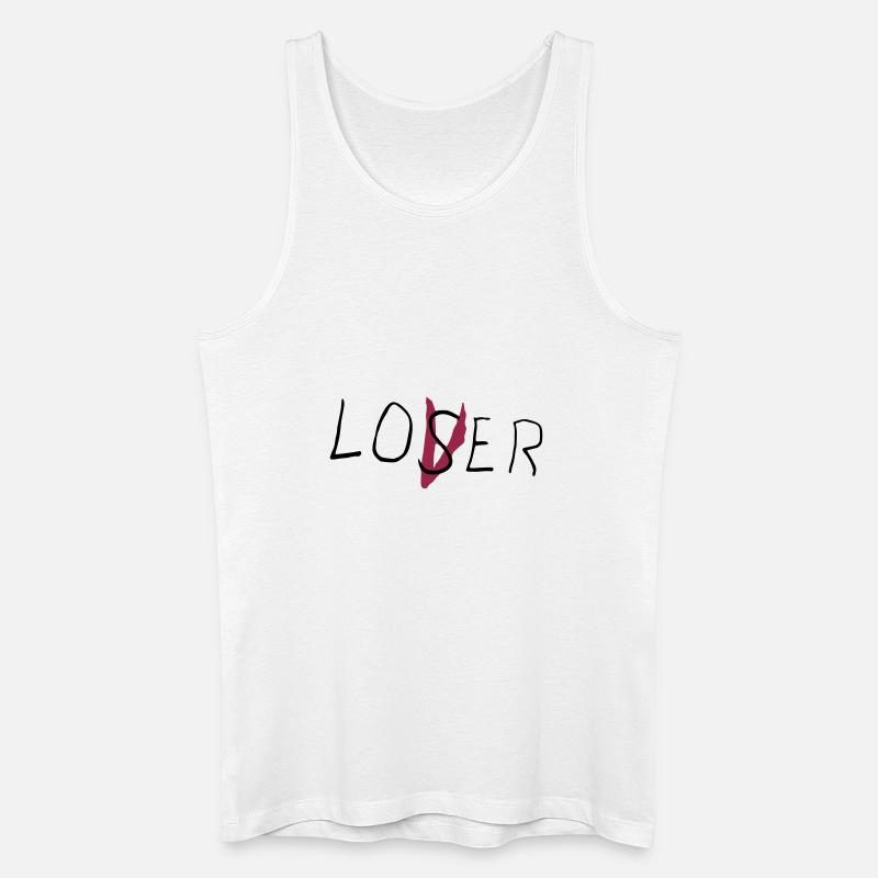 Loser & Lover - Männer Bio Tank Top - Weiß