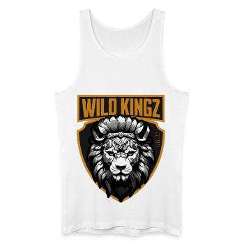 Lion - Men’s Organic Tank Top - white - Front