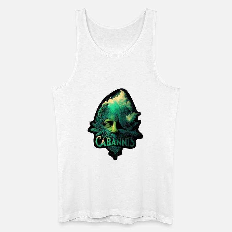Cabannis - Männer Bio Tank Top - Weiß