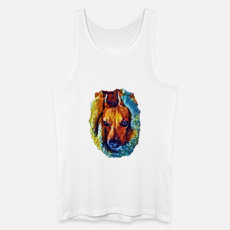 Lucy - Männer Bio Tank Top - Weiß