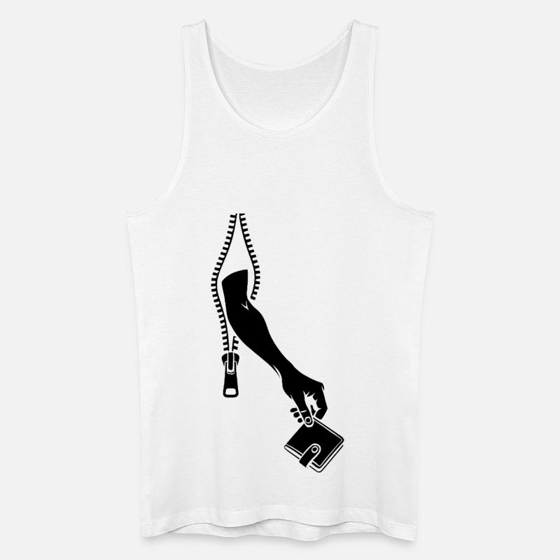 Taschendieb - Männer Bio Tank Top - Weiß