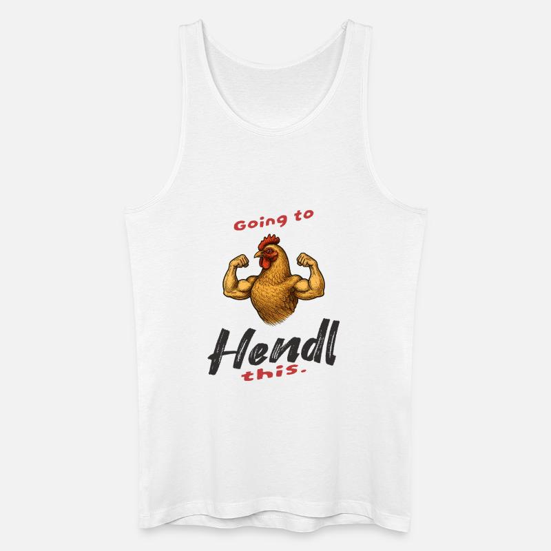 Going to Hendl this Lustiger Spruch - Männer Bio Tank Top - Weiß