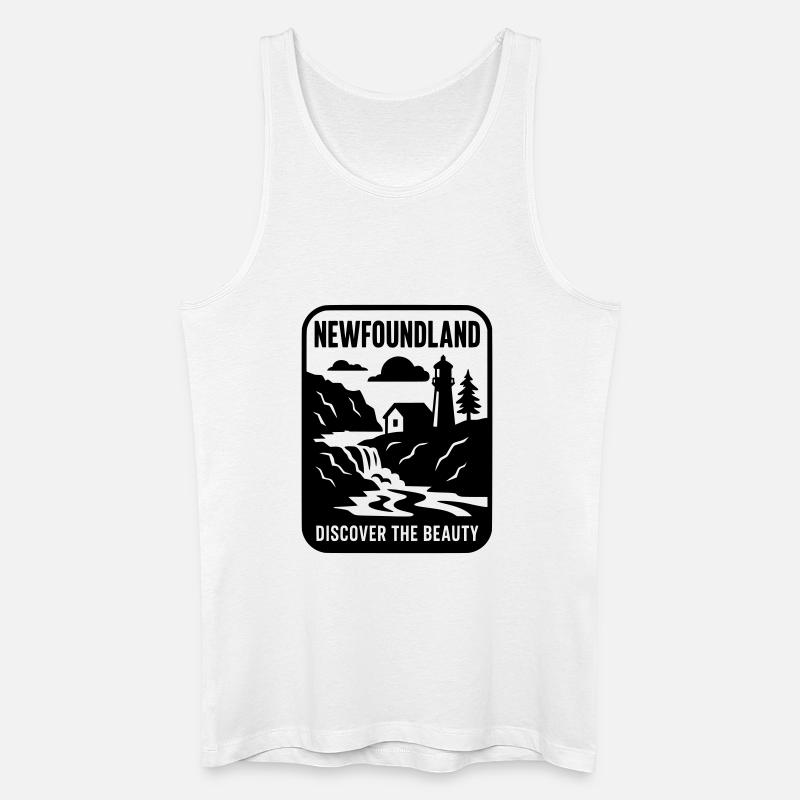 new foundland neufundland - Männer Bio Tank Top - Weiß