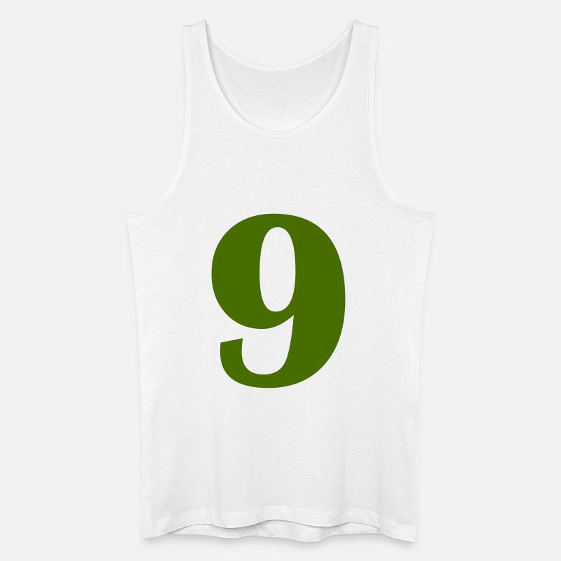 9 - Økologisk tanktop til mænd - hvid