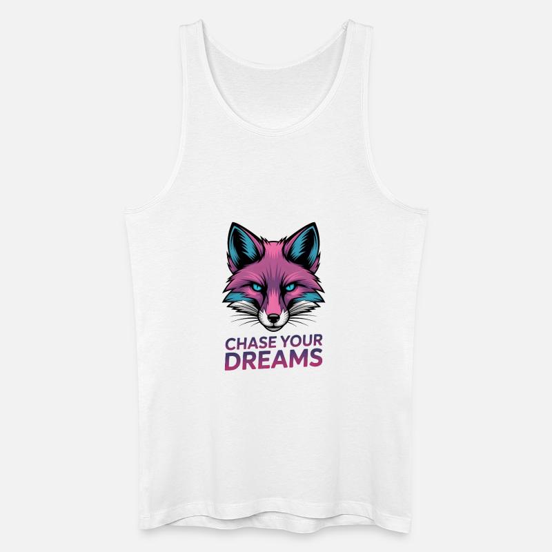 Fuchs-Jagd-Träume - Männer Bio Tank Top - Weiß