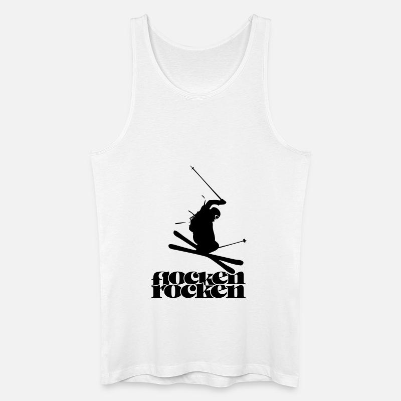 Flocken Rocken - Männer Bio Tank Top - Weiß