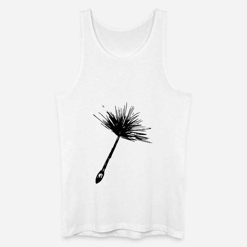 Pusteblume - Männer Bio Tank Top - Weiß