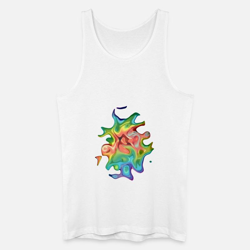 Psychedelisches Ei #2 - Männer Bio Tank Top - Weiß