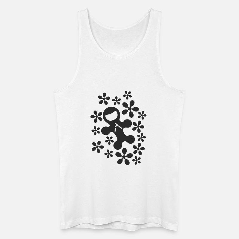 AstroA - Männer Bio Tank Top - Weiß